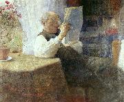 bruno liljefors Portrait of Father painting